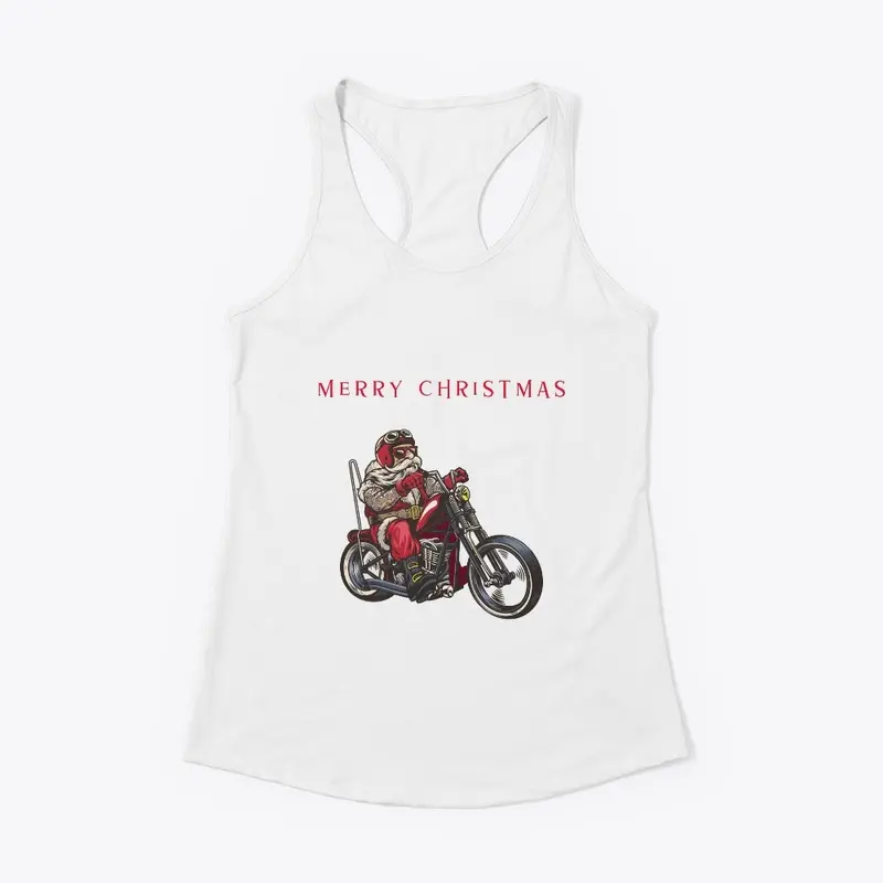 MERRY CHRISTMAS  BIKER SANTA